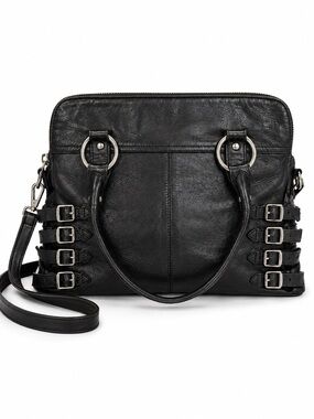 Frye Selena Zip Leather Satchel